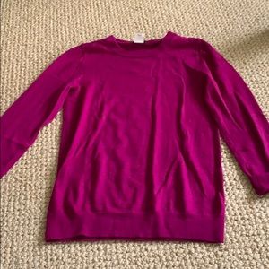 Jcrew hot pink XS sweater